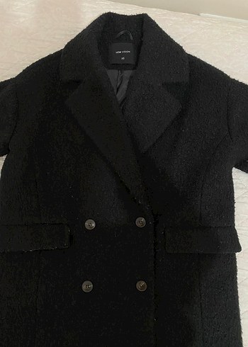 Kadın Siyah Kaban - Görsel 4