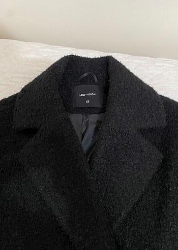 Kadın Siyah Kaban - Görsel 6