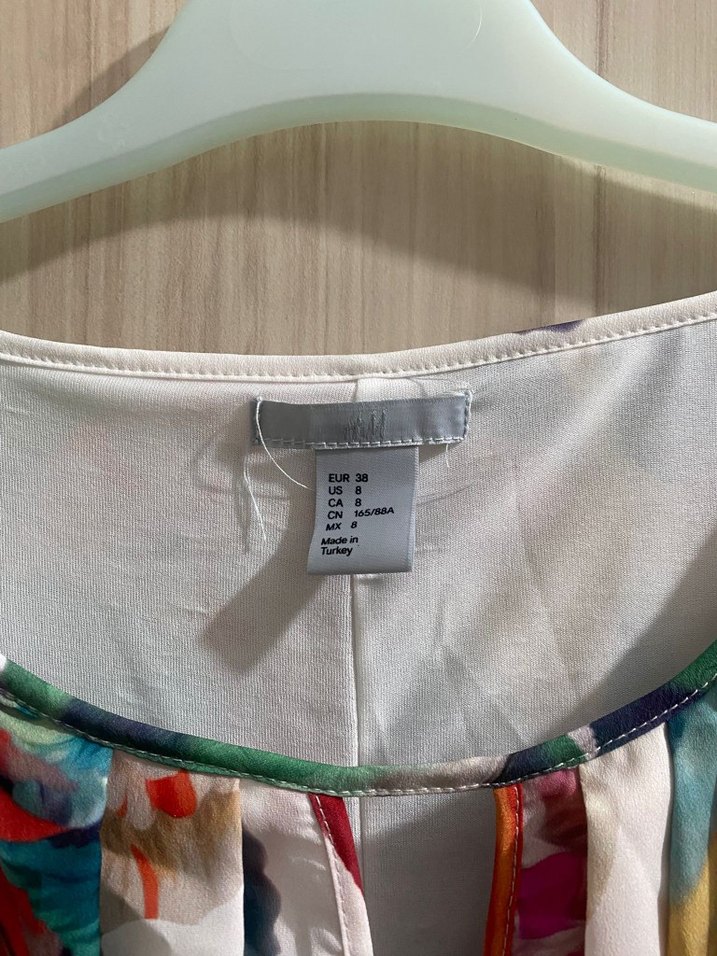 Renkli Bohem Mini Elbise - Görsel 2