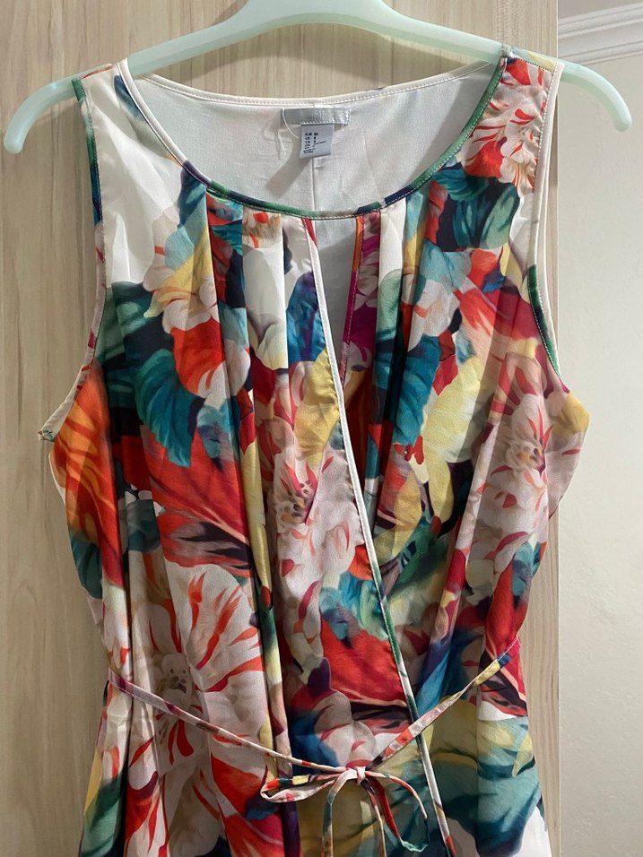 Renkli Bohem Mini Elbise - Görsel 3