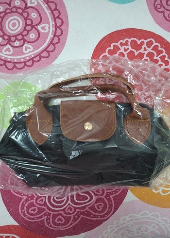Kahverengi Fermuarlı Kadın Plastik Çanta