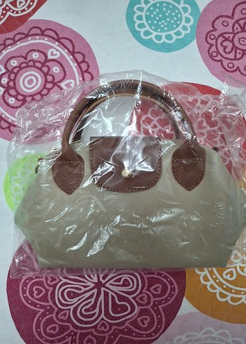 Bej Bohem Stil Kadın longchamp çanta