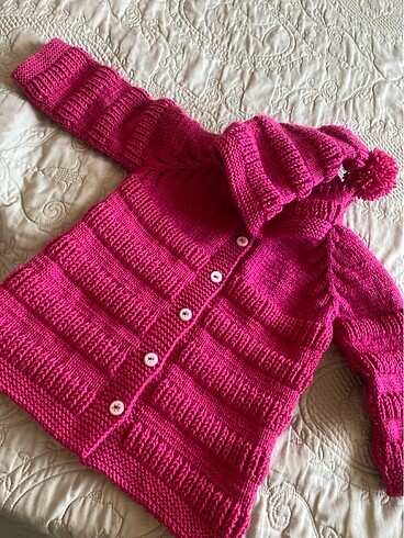 Örgü ceket - Görsel 7