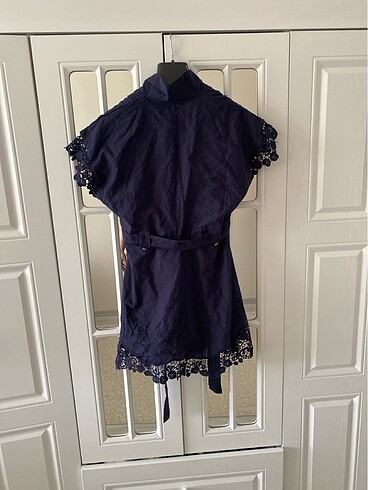 Dantel detaylı gömlek - Görsel 5