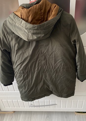 Erkek Çocuk Kamuflaj Desenli Gri Mont - Görsel 6