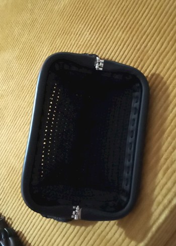 Gri Örgü Kadın Portföy Çanta - Görsel 4