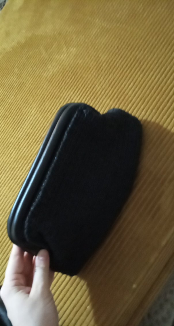 Gri Örgü Kadın Portföy Çanta - Görsel 2