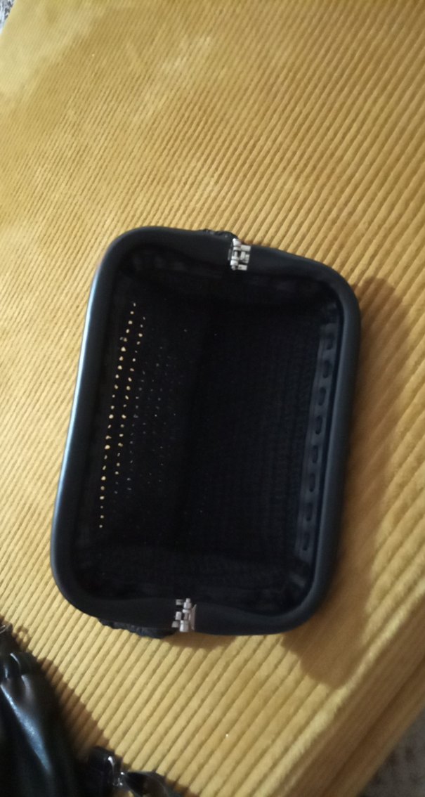 Gri Örgü Kadın Portföy Çanta - Görsel 4