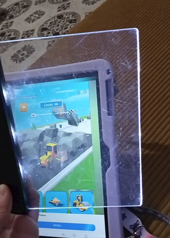 pilli okuma tableti....karanlıkta ışıklı. - Görsel 2