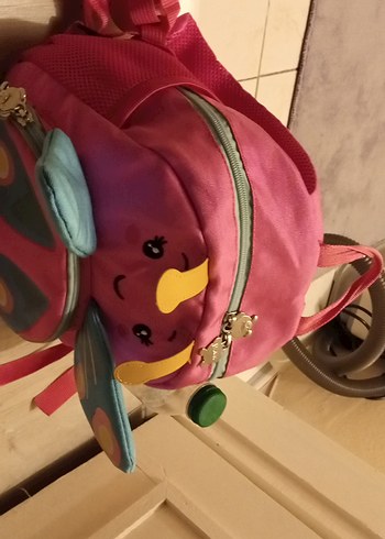 Renkli Pembe Çocuk Sırt Çantası - Görsel 3