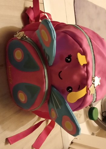 Renkli Pembe Çocuk Sırt Çantası - Görsel 4