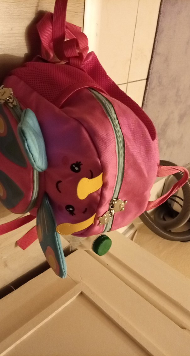 Renkli Pembe Çocuk Sırt Çantası - Görsel 3