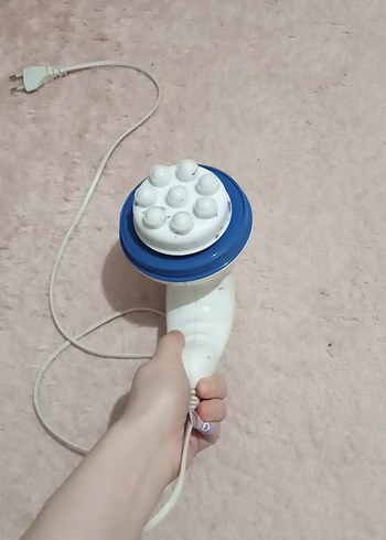Beyaz Elektrikli Masaj Aleti - Görsel 2