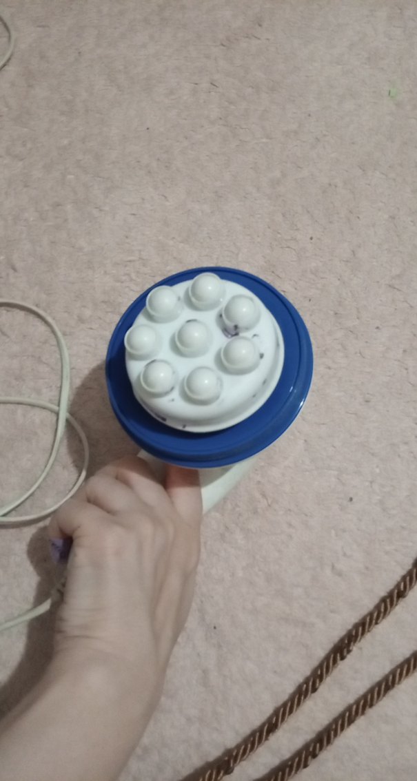 Beyaz Elektrikli Masaj Aleti - Görsel 5