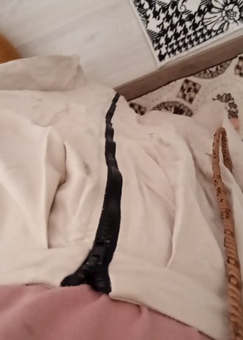 Bej ve Gri Düz etek - Görsel 4