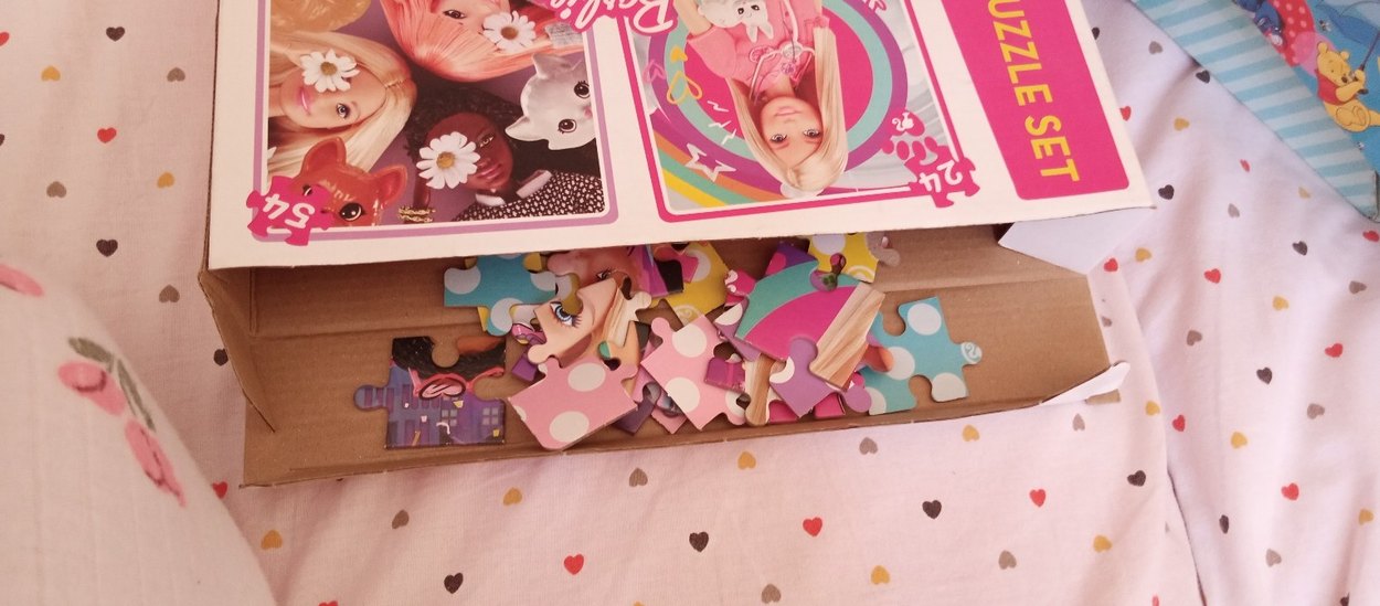 Barbie puzzle seti - Görsel 3