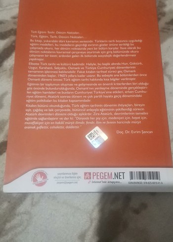 Türk Eğitim Tarihi Dönüm Noktaları Kitabı