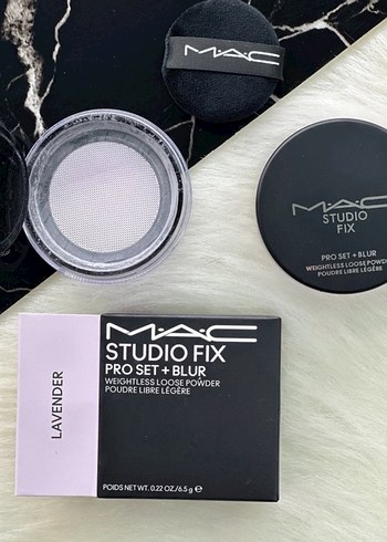 MAC Studio Fix Pro Set+Blur Mor Gevşek Pudra