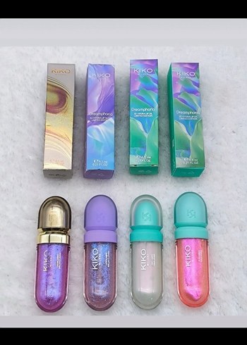 Kiko Pastel Renkli Likit Ruj Seti burdakilere inat
