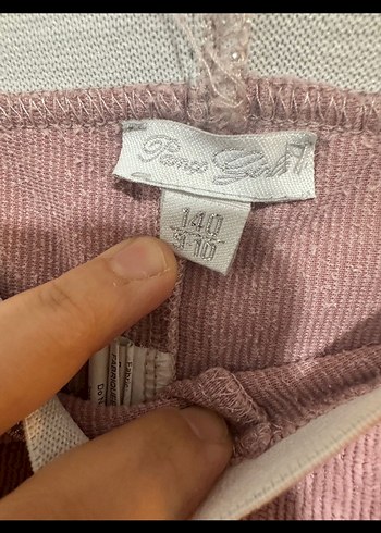 8 Yaş Beden pembe Renk Kız Çocuk Pembe Tie-Dye Tayt