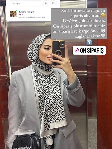 Burberry şal