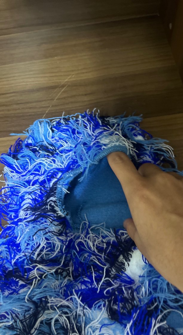 Drip Maskesi Mavi - Görsel 4