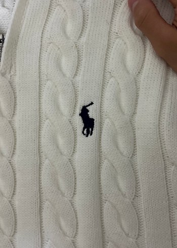 Ralph Lauren Beyaz Erkek Kazak S beden Orjinaliyle Birebir - Görsel 3