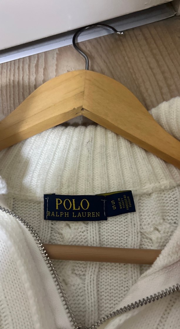 Ralph Lauren Beyaz Erkek Kazak S beden Orjinaliyle Birebir - Görsel 2