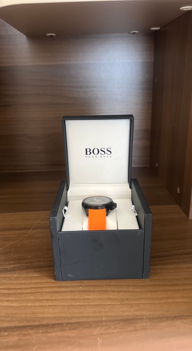 BOSS Turuncu Kayışlı Erkek Kol Saati - Görsel 2