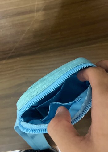 Nike Mavi Spor Çantası Fermuarlı - Görsel 2