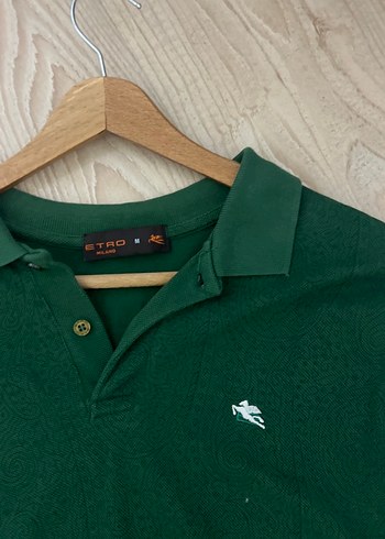 Erkek Yeşil Uzun Kollu Polo Tişört - Görsel 3