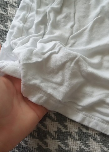 s Beden beyaz Renk Beyaz Mini Pamuklu Kolsuz Kadın Atlet