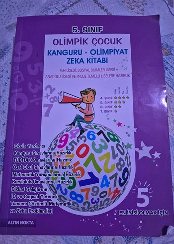 5. Sınıf Olimpik Çocuk Zeka Kitabı
