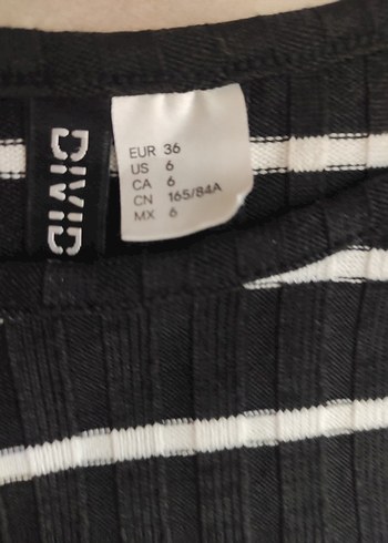 H&M Kısa Kollu Zebra Desenli Midi Elbise