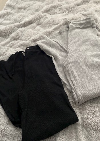 Gri Triko Kadın Normal Paça Eşofman - Görsel 2