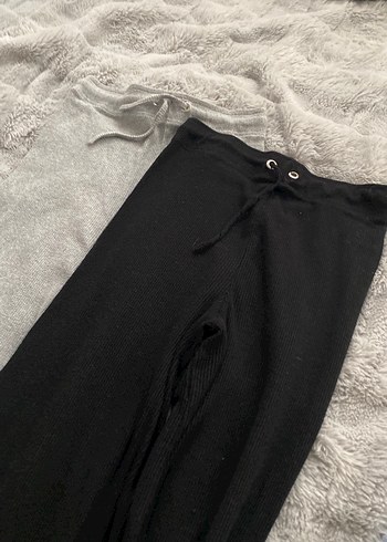 Gri Triko Kadın Normal Paça Eşofman - Görsel 5