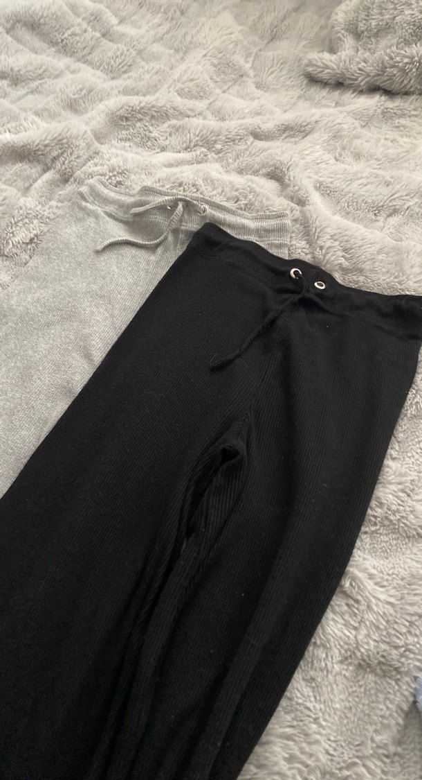 Gri Triko Kadın Normal Paça Eşofman - Görsel 5