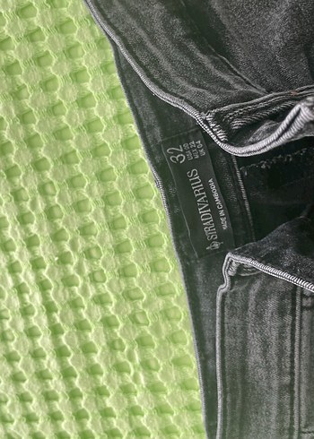 Stradivarius Gri Midi Boy Kadın Kot Pantolon