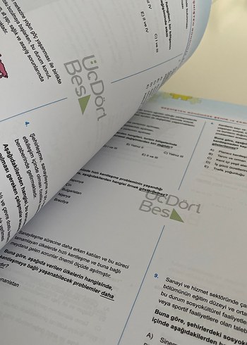 ÜçDörtBeş - AYT Coğrafya Soru Bankası