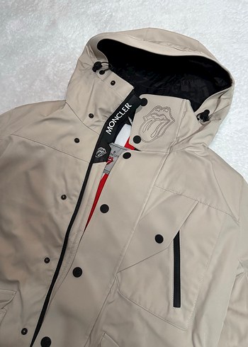 Bej Fermuarlı Street Style kadın mont - Görsel 4