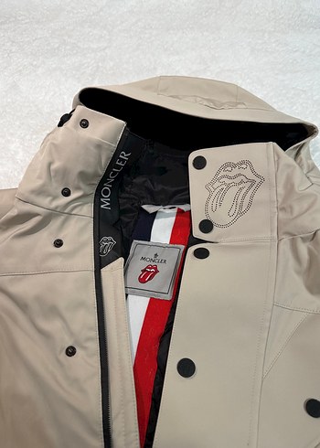 Bej Fermuarlı Street Style kadın mont - Görsel 5