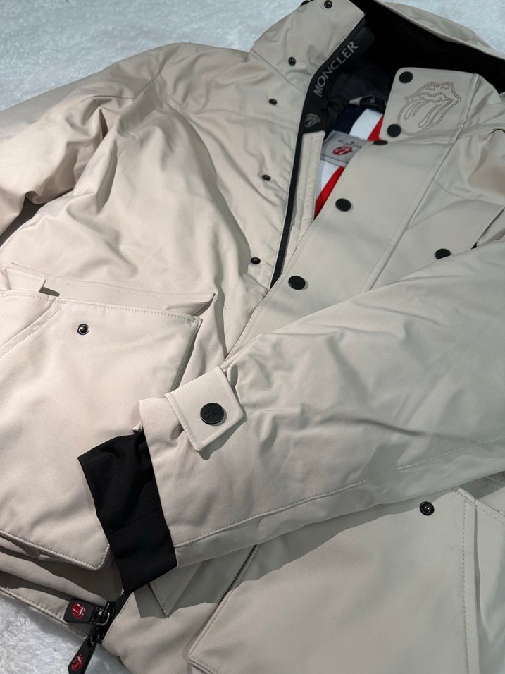 Bej Fermuarlı Street Style kadın mont - Görsel 2