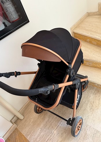 PULX Siyah Bebek Arabası - Görsel 3