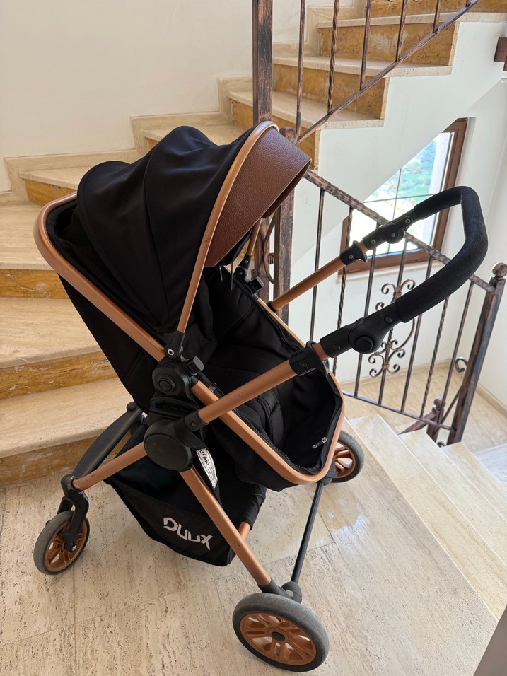 PULX Siyah Bebek Arabası - Görsel 5