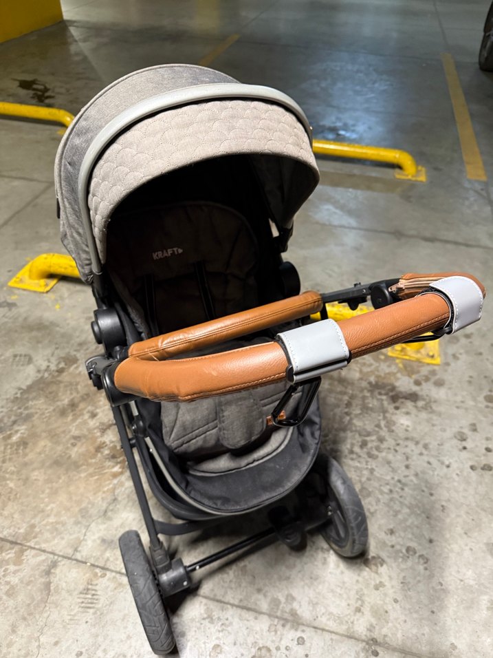 Kraft Gri Bebek Arabası - Görsel 3