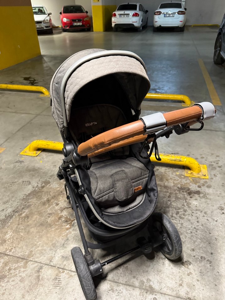 Kraft Gri Bebek Arabası - Görsel 2