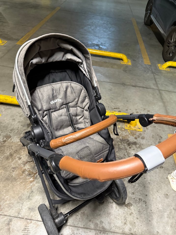 Kraft Gri Bebek Arabası - Görsel 4