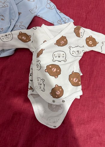 Uzun Kollu Örme Bebek Çıtçıtlı Body - Görsel 5