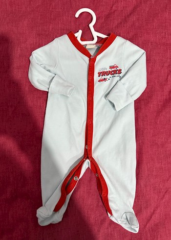 Bebek Erkek Uzun Kollu Düğmeli Tulum - Görsel 2