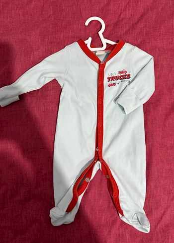 Bebek Erkek Uzun Kollu Düğmeli Tulum - Görsel 3